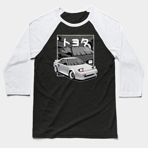 Toyota MR2 AW11 Baseball T-Shirt by Rebellion Store